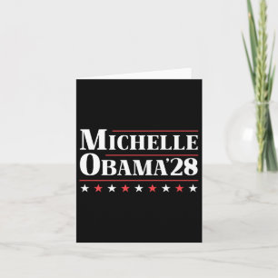Michelle Obama für Präsident 2028 Premium Karte