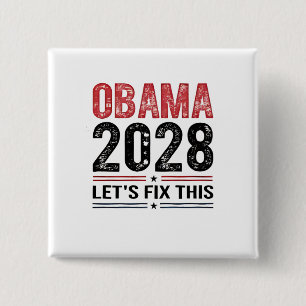 Michelle Obama für Präsident Obama 2028 Button