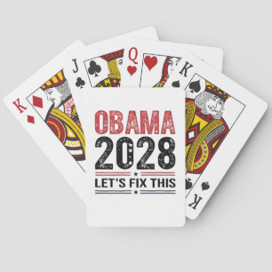 Michelle Obama für Präsident Obama 2028 Spielkarten