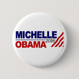 Michelle Obama für Präsidenten 2016 Button