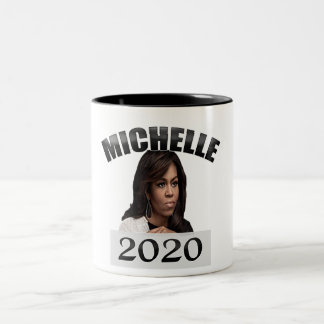 Michelle Obama für Präsidenten 2020 Zweifarbige Tasse