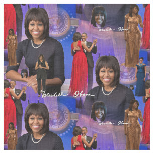 Michelle Obama Gewebe Stoff