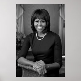 Michelle Obama Offiziell Portrait - 2013 Poster