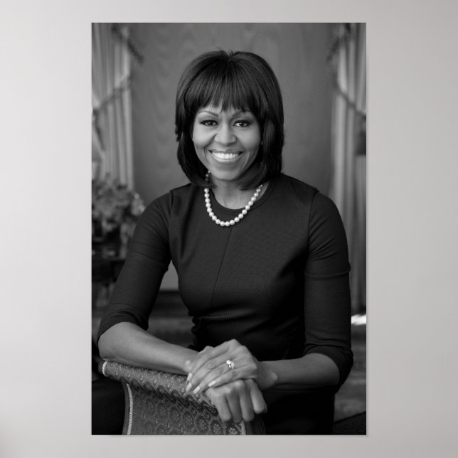 Michelle Obama Offiziell Portrait - 2013 Poster (Vorne)