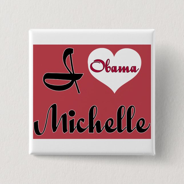 michelle obama pnk button (Vorderseite)