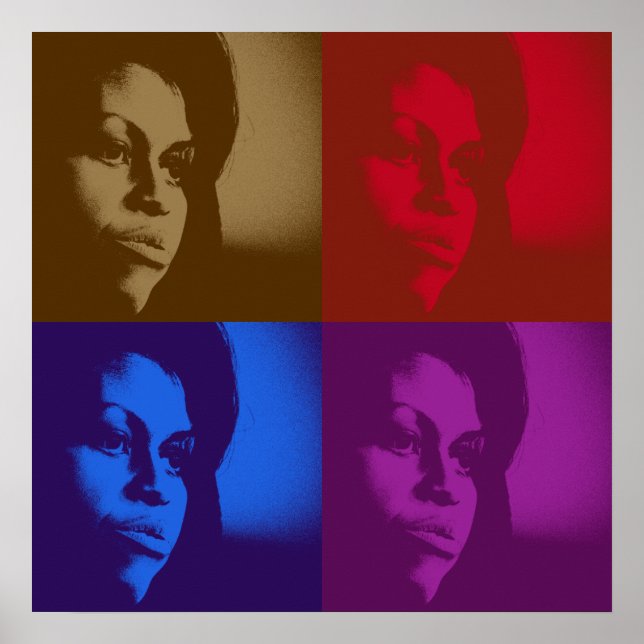 Michelle Obama-Poster Poster (Vorne)