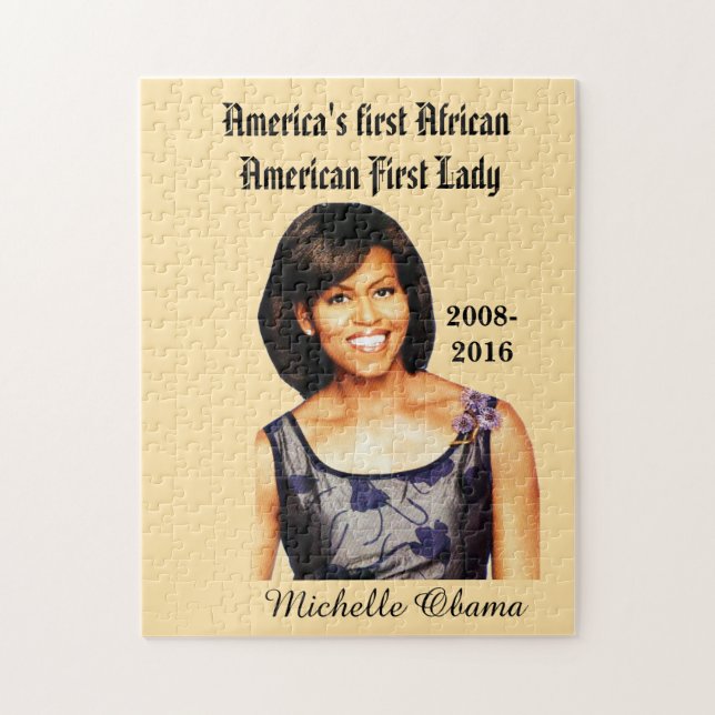 MICHELLE OBAMA SMILING PUZZLE (Vertikal)