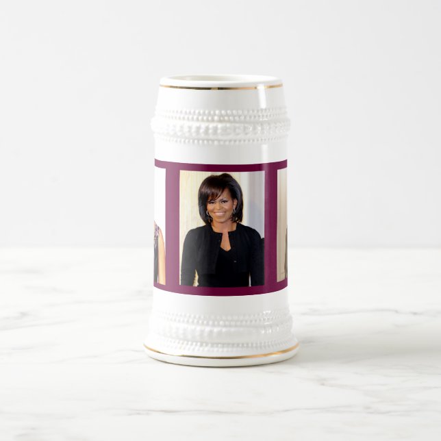 MICHELLE OBAMA Stein Bierglas (Mittel)