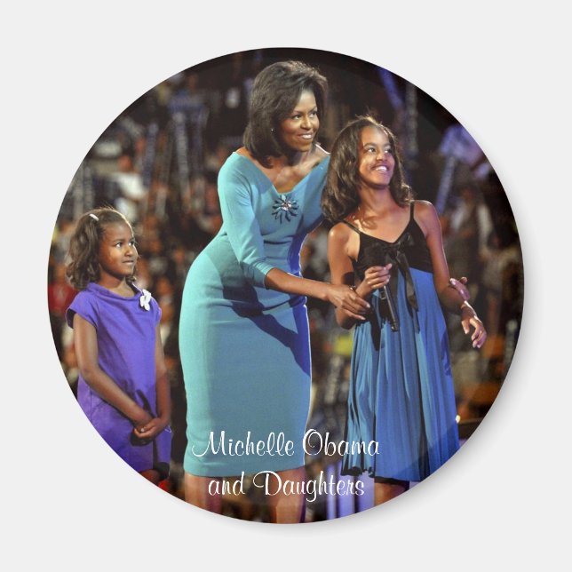 Michelle Obama und Daughters Magnet (Vorne)
