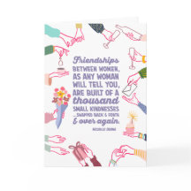 Michelle Obama Zitat Galentine's Day Card