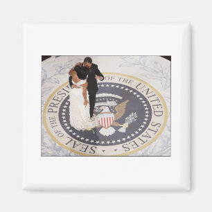 Michelle und Barack Obama Magnet