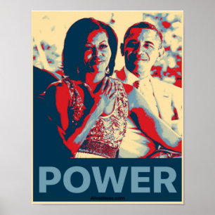 Michelle und Barack Obama Poster