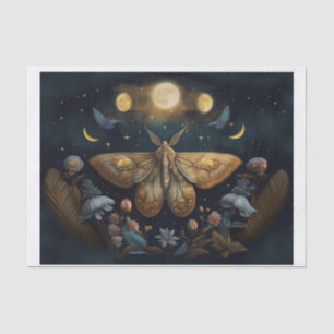 Michelle's Fluttering Moon, Goldene Moth Seidenpapier