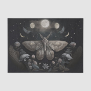 Michelle's Fluttering Moon, prächtige Moth Seidenpapier