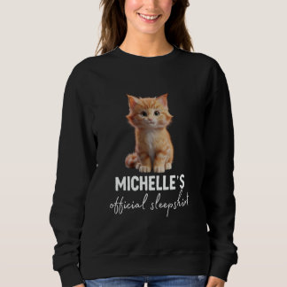 MICHELLE'S Offizielles Katzenschlafshirt Pyjama Sweatshirt