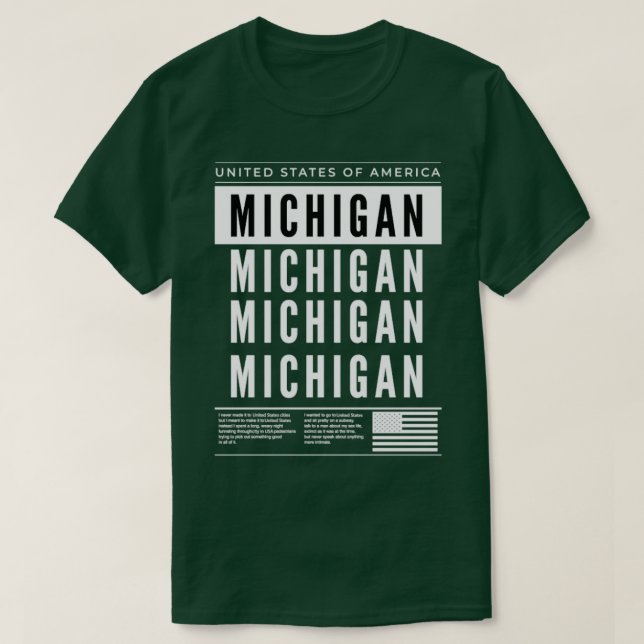 Michigan2 T-Shirt (Design vorne)