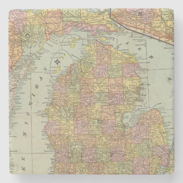 Michigan 3 steinuntersetzer (Vorderseite)