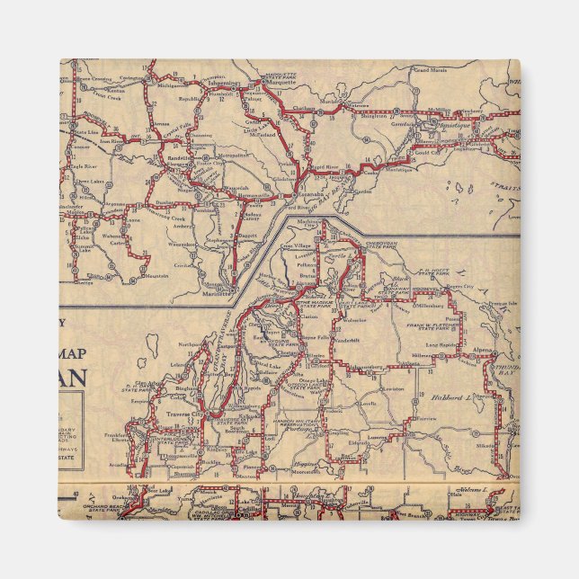 Michigan 6 magnet (Vorne)