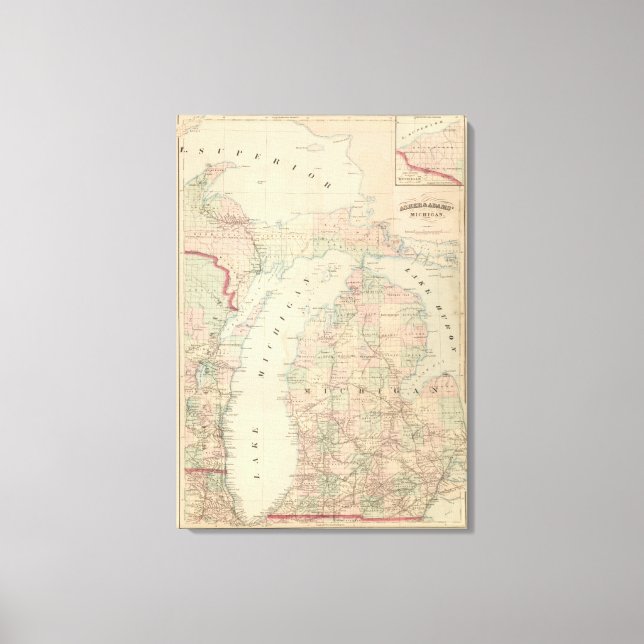 Michigan 8 leinwanddruck (Vorderseite)