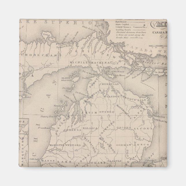 Michigan 9 magnet (Vorne)