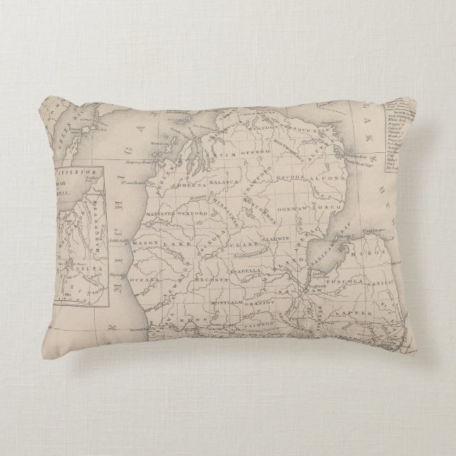 Michigan 9 zierkissen (Vorderseite)