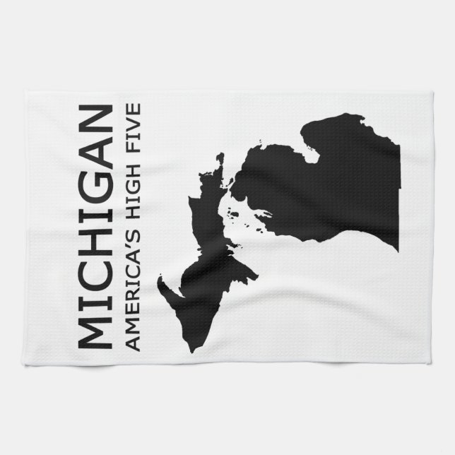 Michigan. Amerikas hohe fünf Handtuch (Horizontal)
