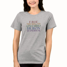 Michigan-Angler-Themen-T-Shirt für Frauen