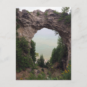 Michigan Arch Rock Geology Foto Postkarte