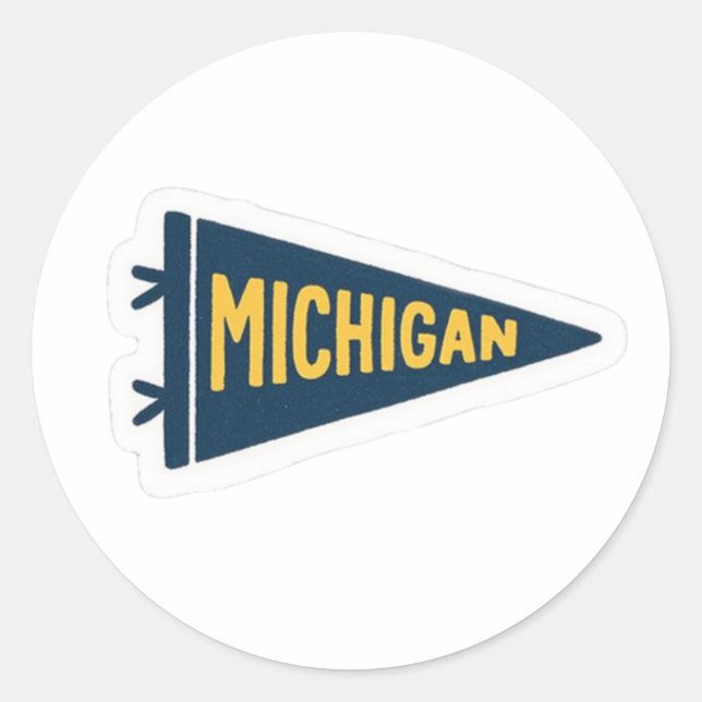michigan! Aufkleber (Vorderseite)