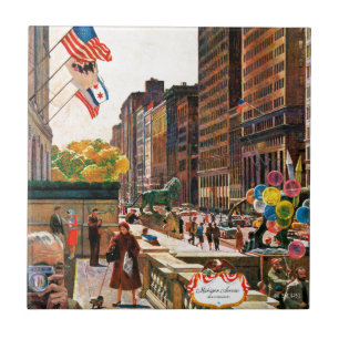 Michigan Avenue, Chicago von John Falter Fliese