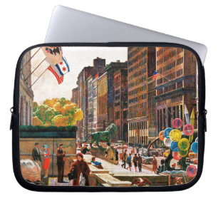 Michigan Avenue, Chicago von John Falter Laptopschutzhülle