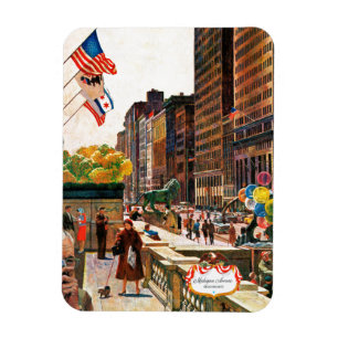 Michigan Avenue, Chicago von John Falter Magnet