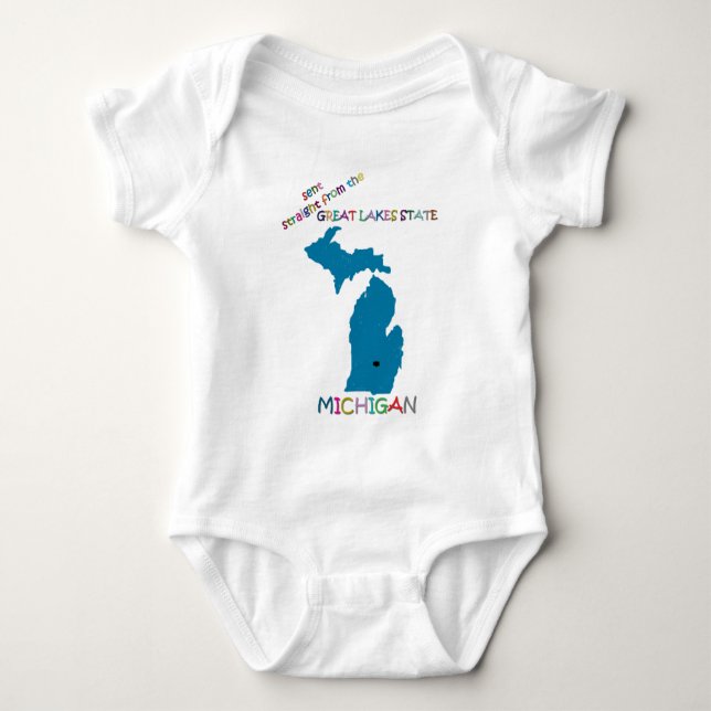 Michigan Baby Strampler (Vorderseite)
