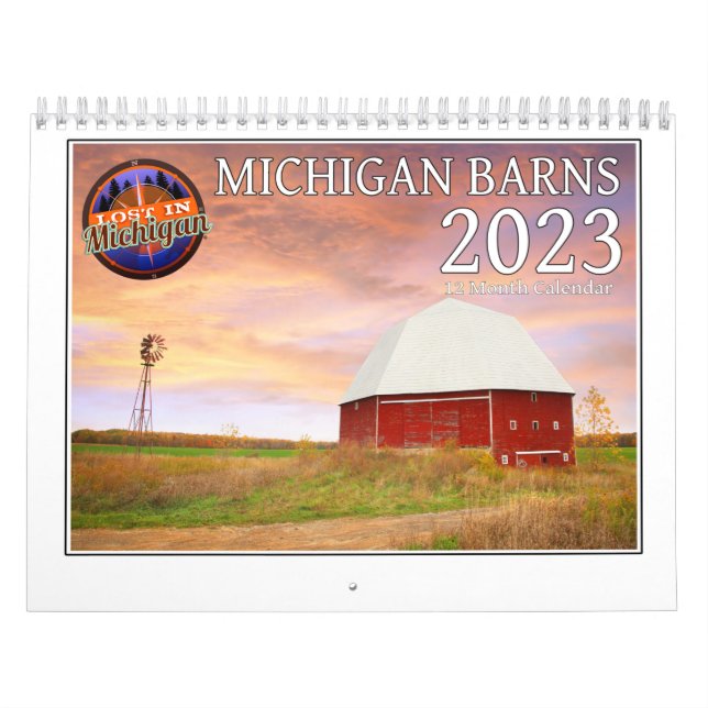 Michigan Barn Calendar 2023 Kalender (Titelbild)
