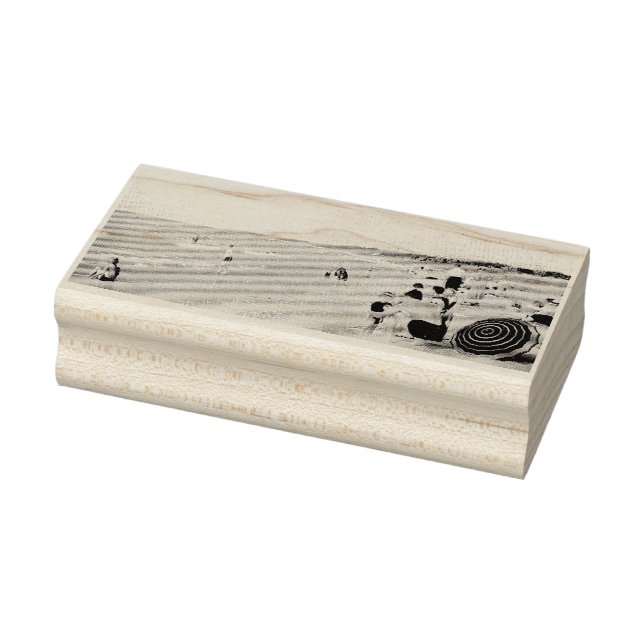 Michigan Beach Scene Rubber Art Briefmarke Gummistempel (Stempel)