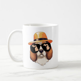 Michigan-Beagle mit Sonnenbrille Kaffeetasse