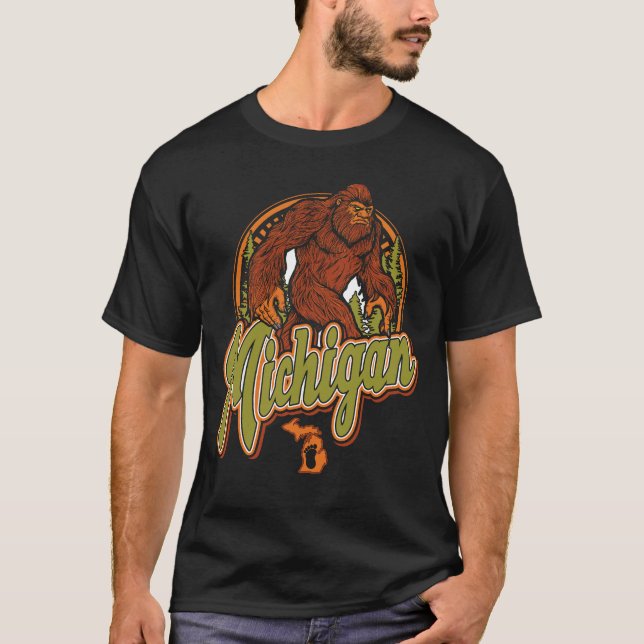 Michigan Bigfoot T-Shirt (Vorderseite)