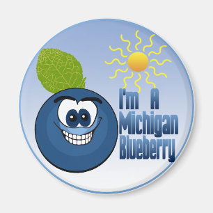 Michigan-Blaubeere Magnet