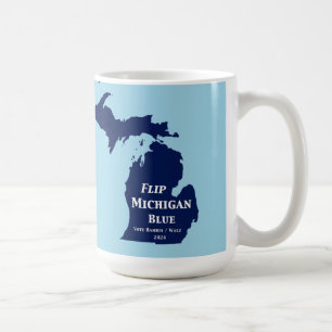 Michigan Blue im Jahr 2024 gedreht Kaffeetasse