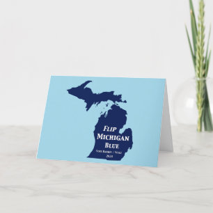 Michigan Blue im Jahr 2024 gedreht Karte