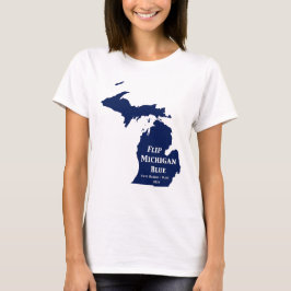 Michigan Blue im Jahr 2024 gedreht T-Shirt