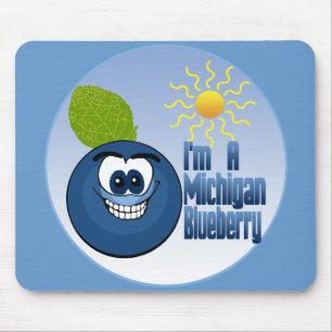 Michigan Blueberry Mousepad