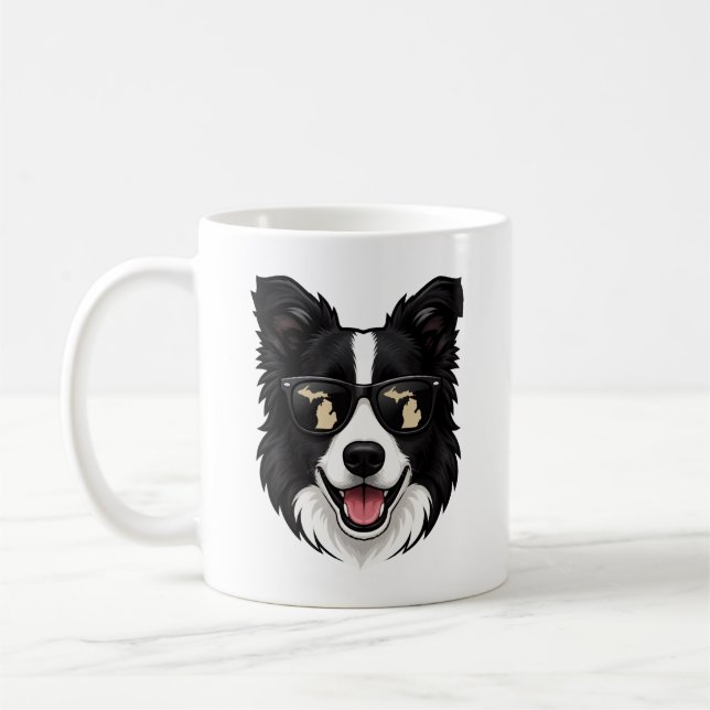 Michigan Border Collie Kaffeetasse (Links)