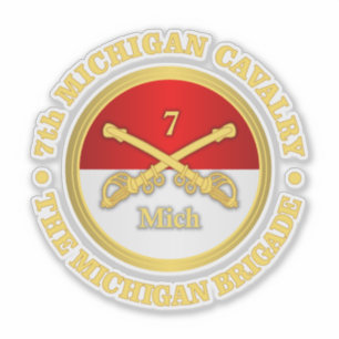 Michigan Cavalry Aufkleber