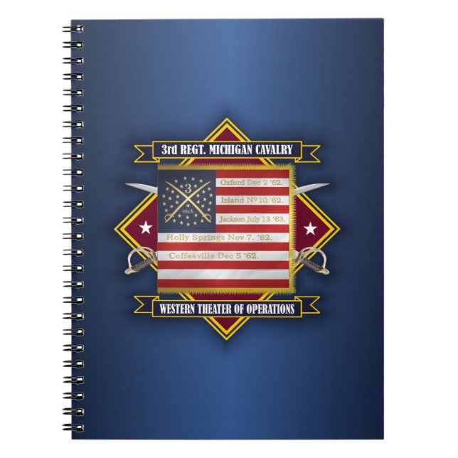 Michigan Cavalry Notizblock (Vorderseite)