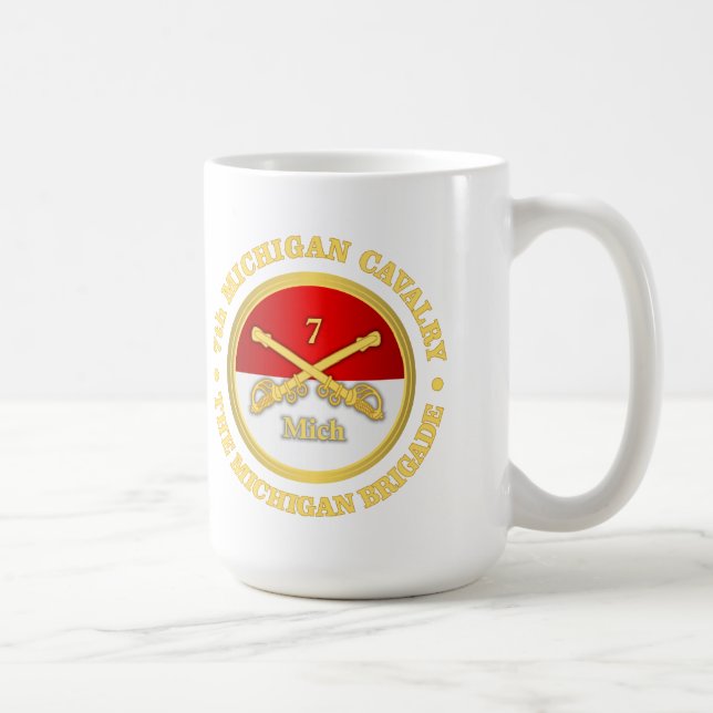 Michigan Cavalry (rd) Kaffeetasse (Rechts)