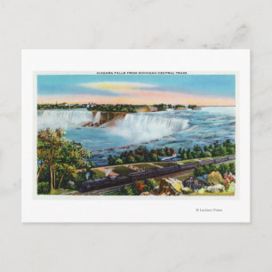 Michigan Central Train View Niagara Falls Postkarte