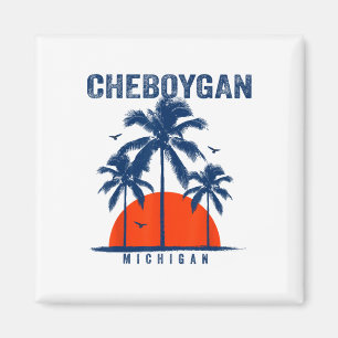 Michigan Cheboygan Ozean Surfen Wellenreiten Magnet