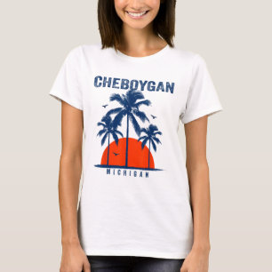 Michigan Cheboygan Ozean Surfen Wellenreiten  T-Shirt