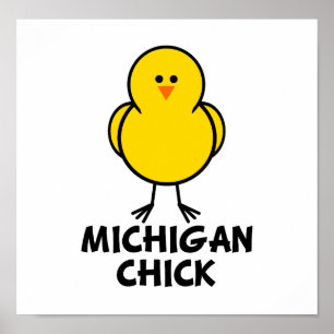 Michigan Chick Poster